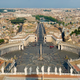 St. Peter’s Square, smaller than the Apple building.